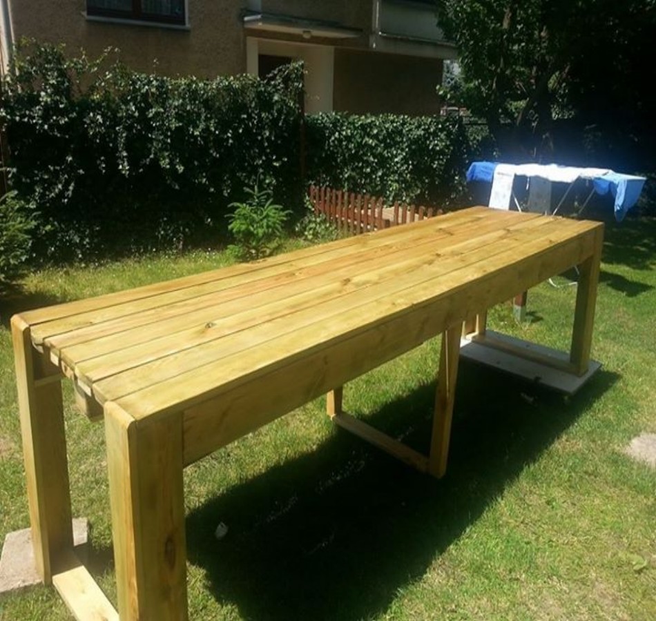 size pallets bench plan a beautiful looking long size pallet bench 