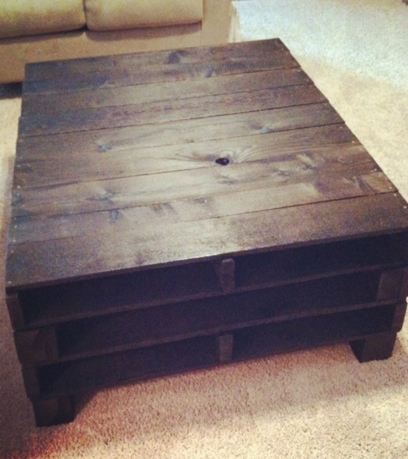 Coffee Tables Made Out Of Pallets  Pallet Ideas