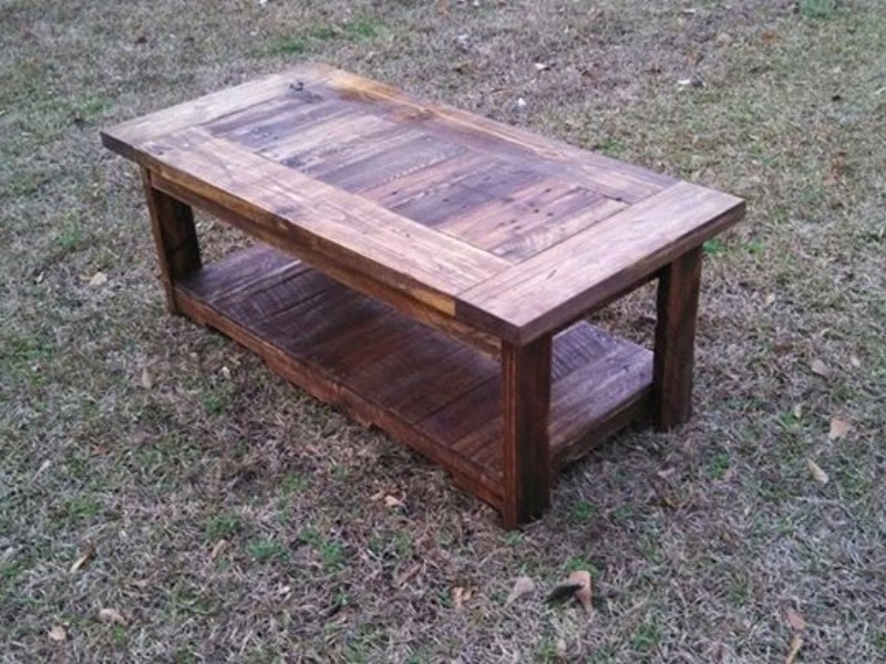 Coffee Table Made From Pallets