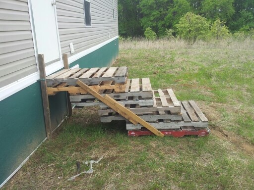 Easy Pallet Stairs