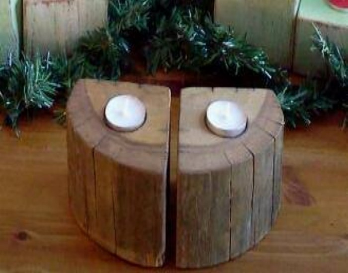 Pallets Candle Set