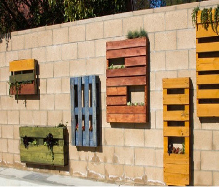 Pallets Made Wood Wall Planter Ideas | Pallet Ideas