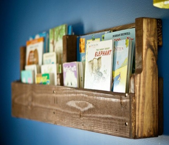 Pallets Hanging Bookshelf Ideas Pallet Ideas