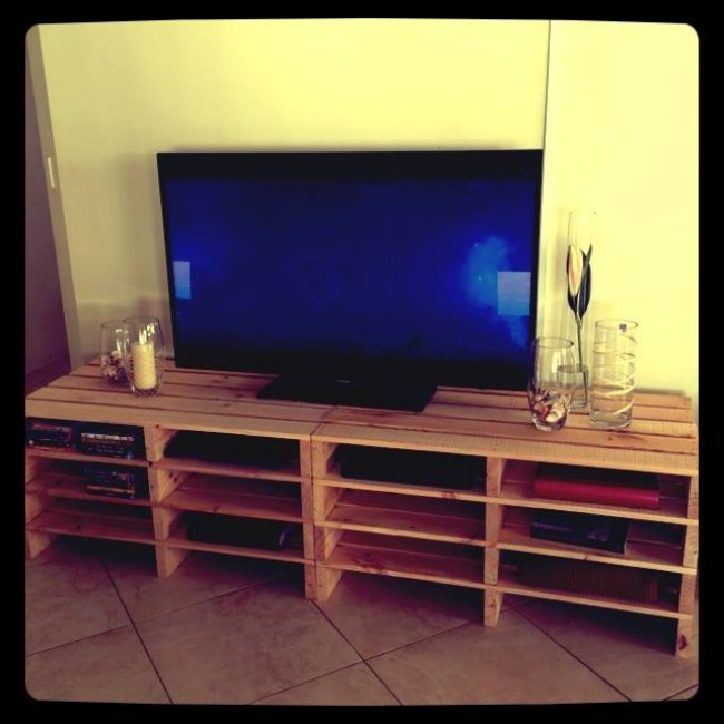 pallet entertainment unit