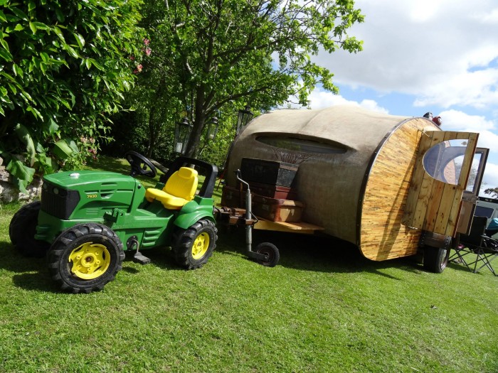 Pallet Made Tear Drop Trailers