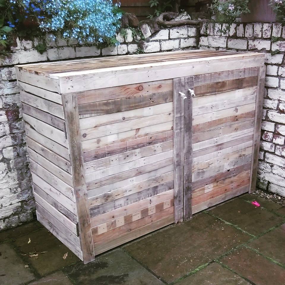 Upcycled Pallet Bike Shed | Pallet Ideas