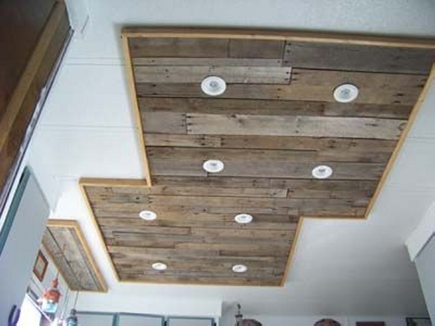 Pallet Ceiling Ideas.