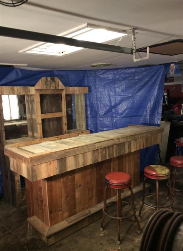 Recycled Wood Pallet Bar Ideas Pallet Ideas