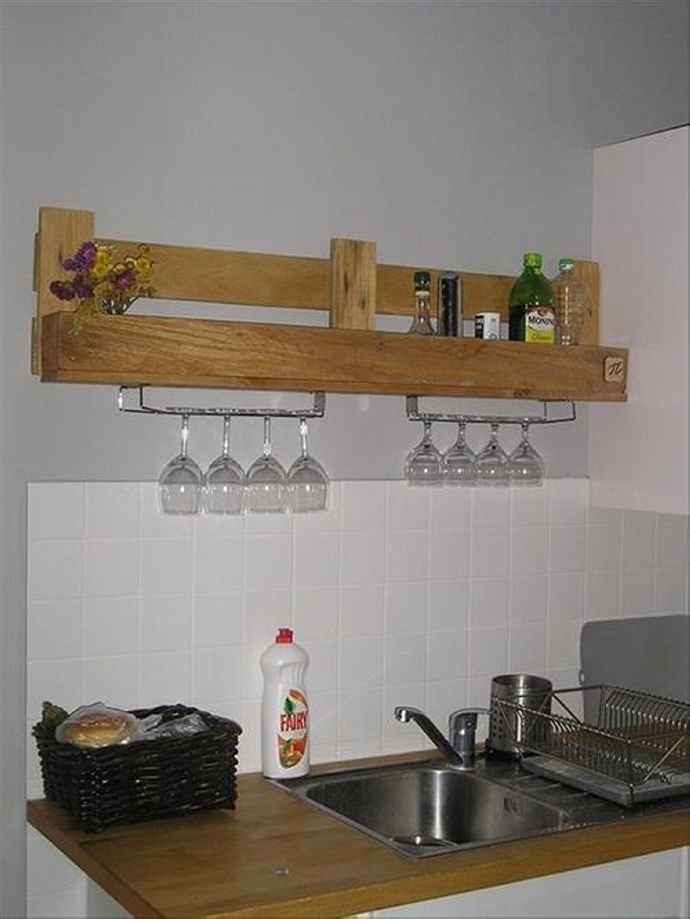 Pallet Shelf Ideas for Kitchen | Pallet Ideas