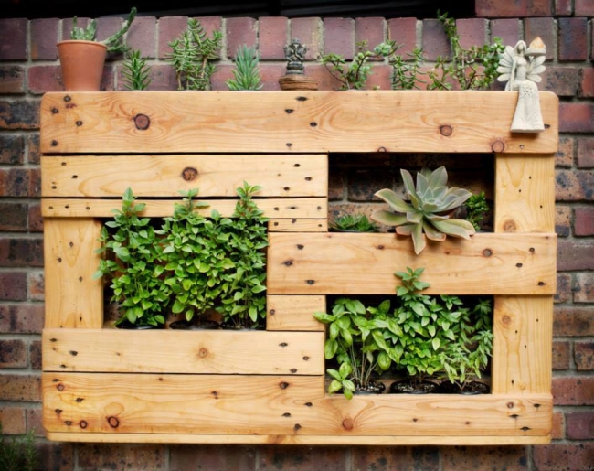 Pallet Wall Planter Ideas Pallet Ideas