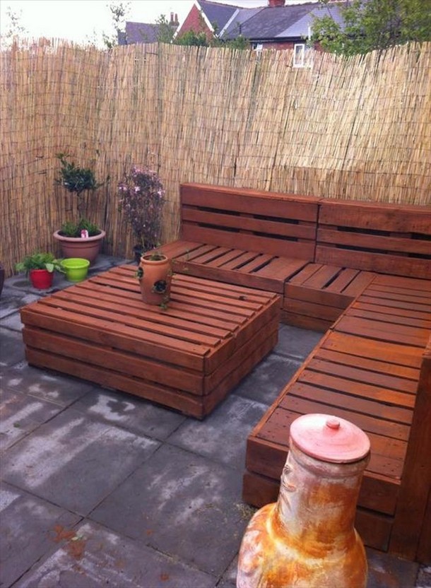 20 Ideas for Pallet Patio Furniture | Pallet Ideas ...