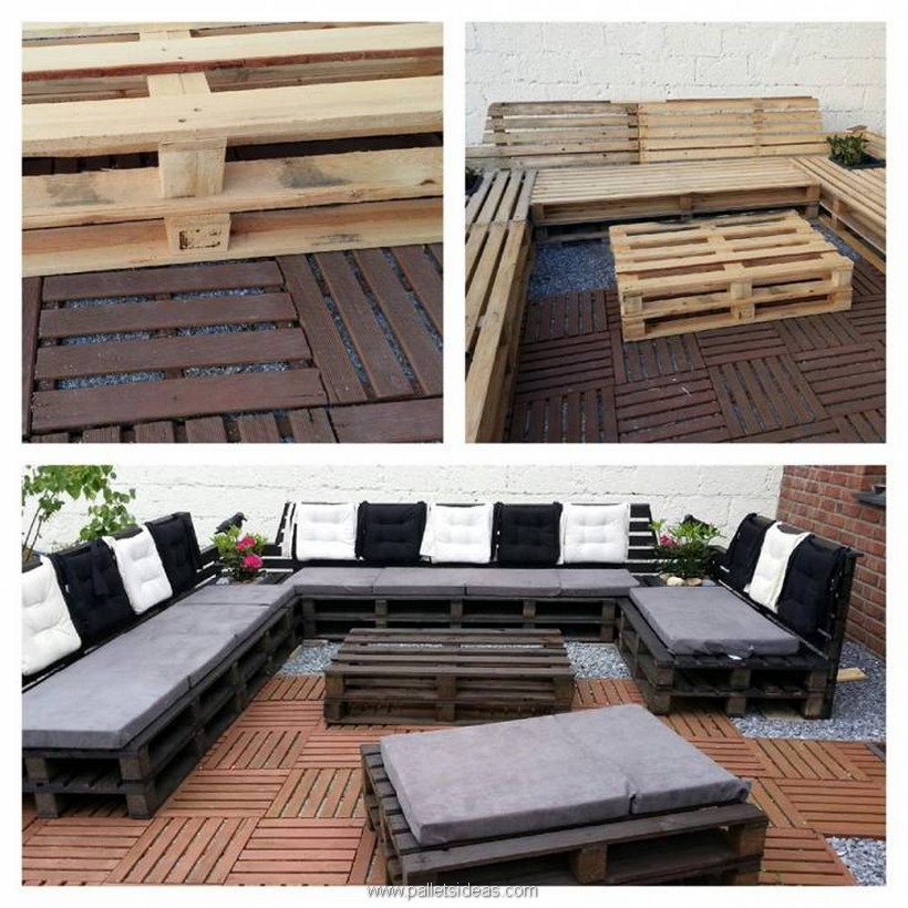 Furniture Ideas with Shipping Pallets | Pallet Ideas
