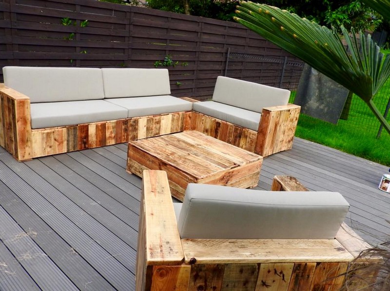 Beautiful Pallet Wood Patio Furniture  Pallet Ideas: Recycled \/ Upcycled Pallets Furniture 