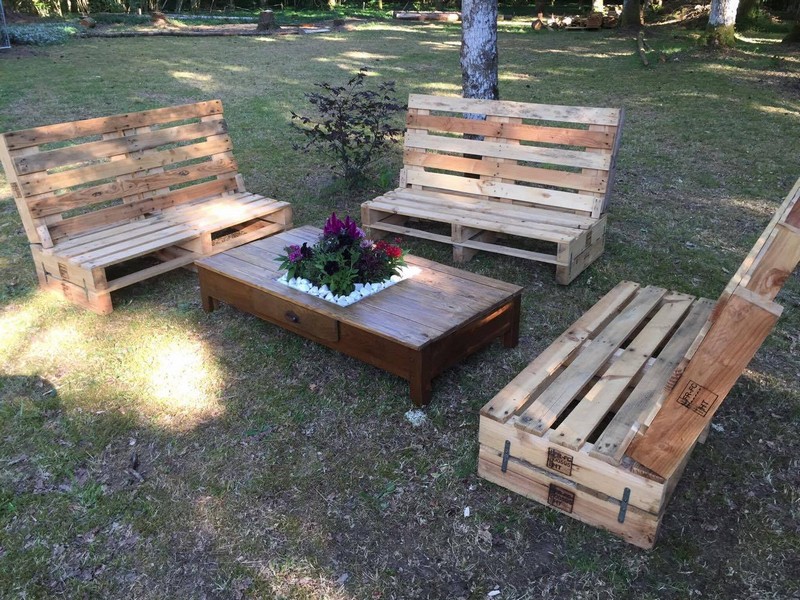 Outdoor Wooden Pallet Furniture | Pallet Ideas