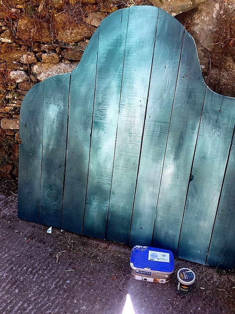 Recycled Pallet Bed Headboard Pallet Ideas