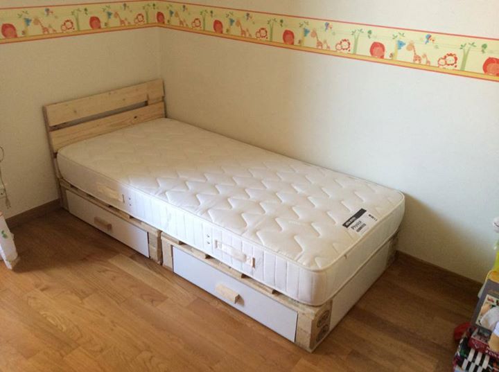 Spiksplinternieuw Pallets Kids Bed with Storage | Pallet Ideas ZQ-84