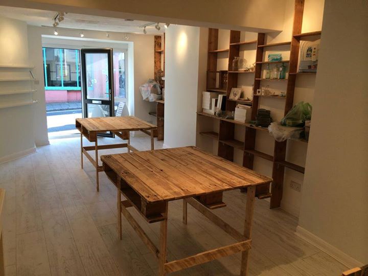 Shop Powered with Wood Pallets