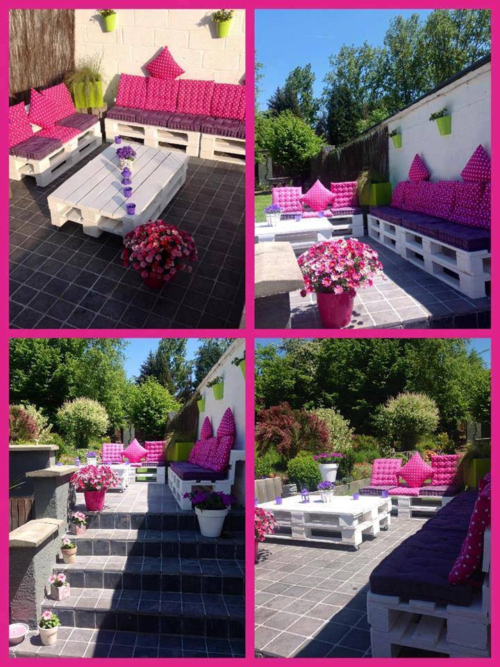 Pallets-Made-Patio-Garden-Set