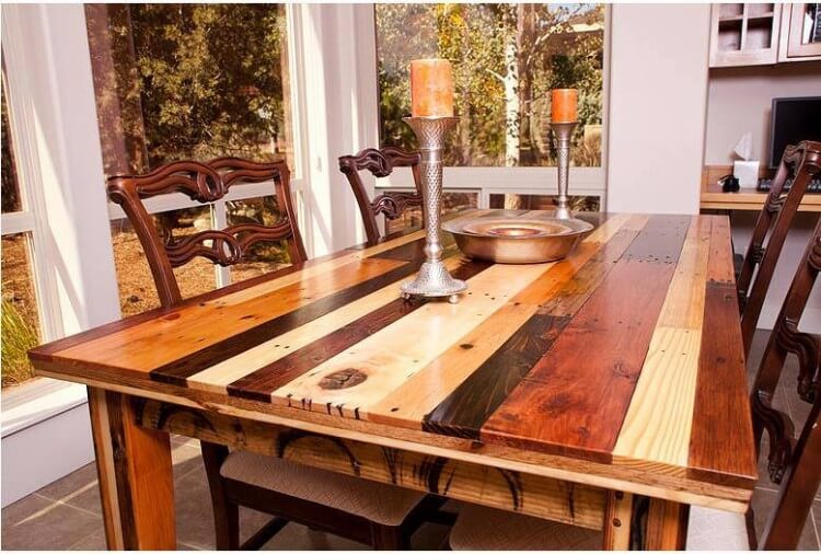 Cute-Pallets-Made-Dinning-Table