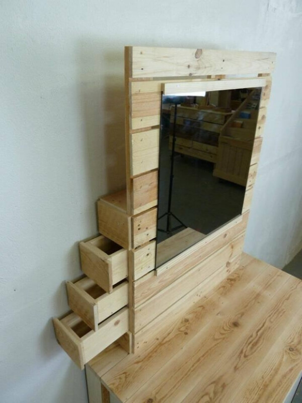 Pallet-Made-Vanity-Table