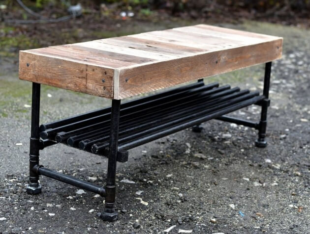 Reclaimed-Pallets-Bench