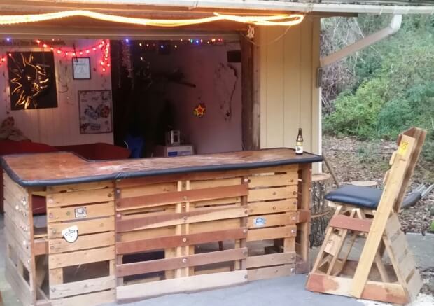 Recycled Wood Pallet Bar Ideas Pallet Ideas