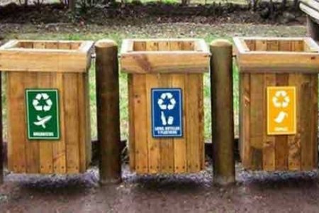 Recycle Pallet To Make Dumpsters