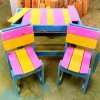 Wooden-Pallet-Table-with-Chairs