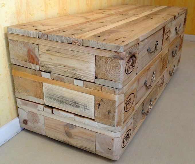 Pallet Chest of Drawers | Pallet Ideas