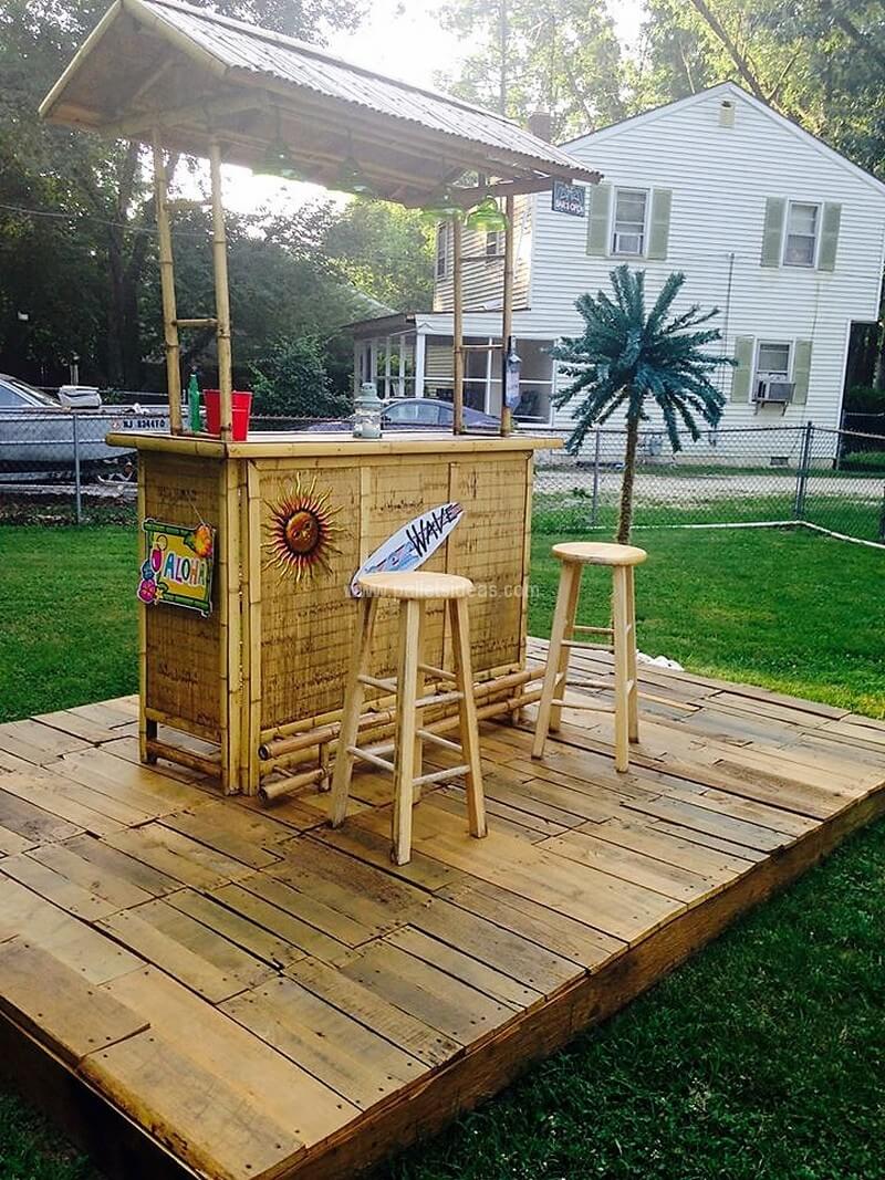 Tiki pallet deck